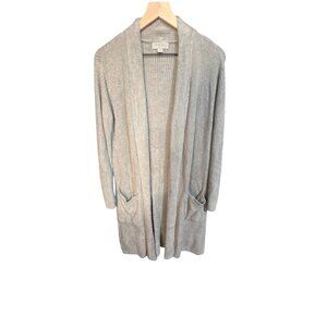 Barefoot Dreams CozyChic Lite Knit Cardigan Sweater Robe S/M Nylon Rayon Lounge